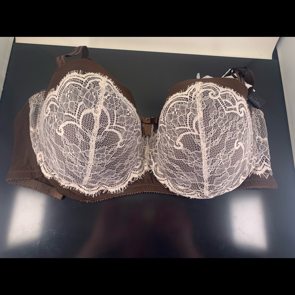 Claudette Odette Longline Lace Balconette Bra 38F